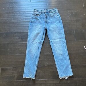 Hollister Light Blue Ankle Jeans